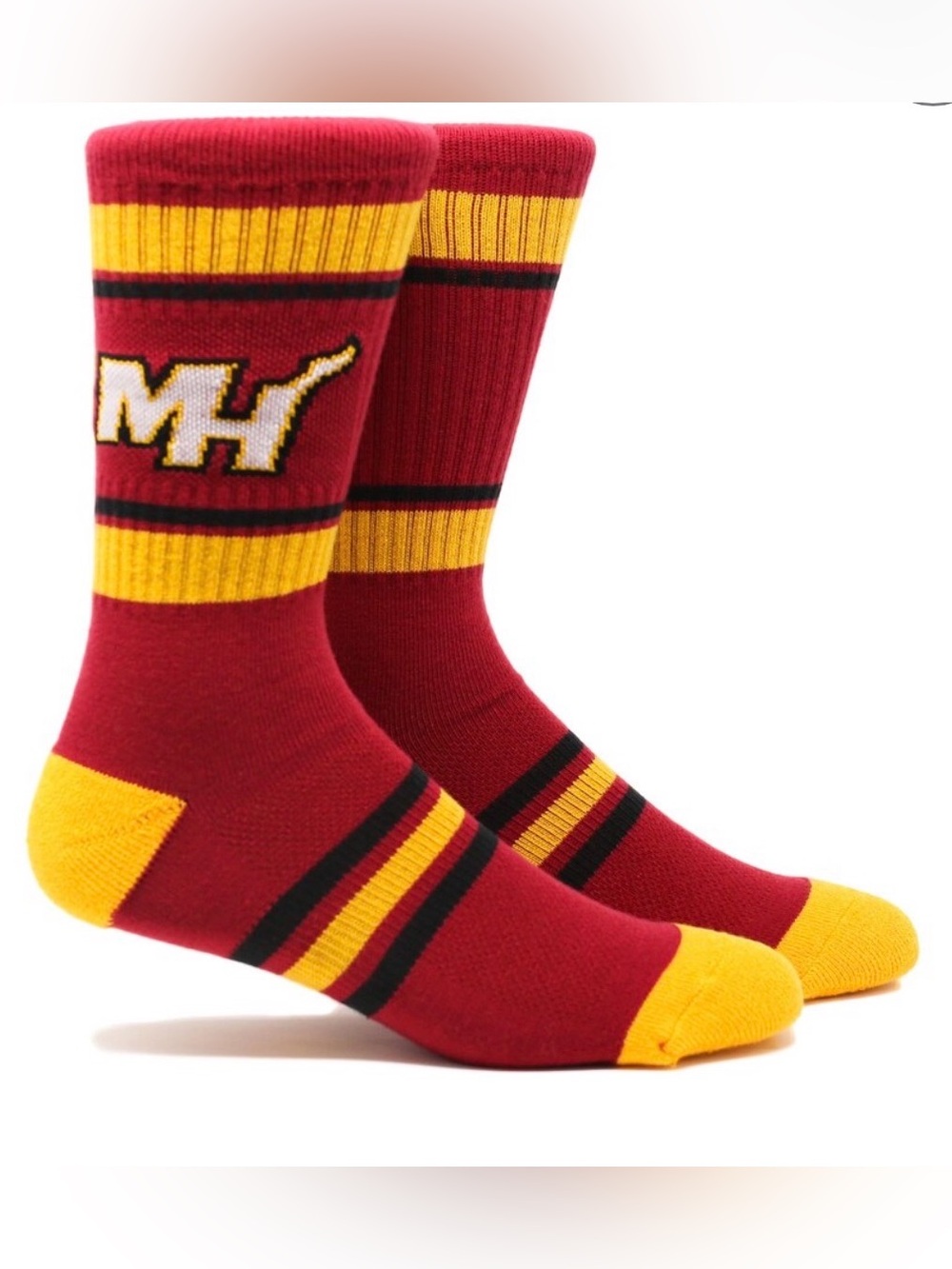 Miami Heat Athletic Crew Socks size L